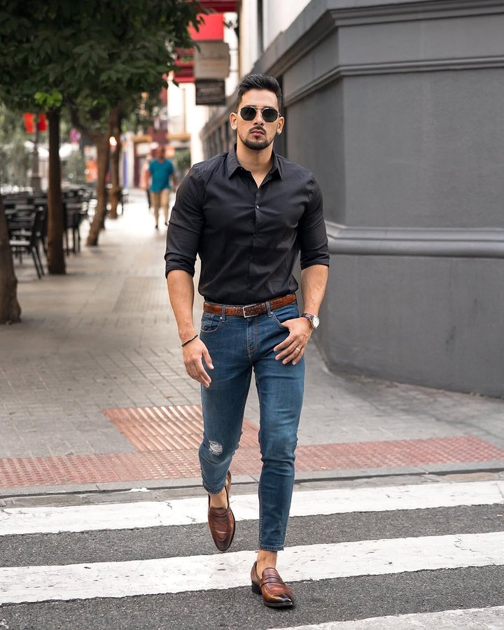 Instagram post by @magno_scavo for Men's Fashion & Style. Caption reads: Yes or no?.