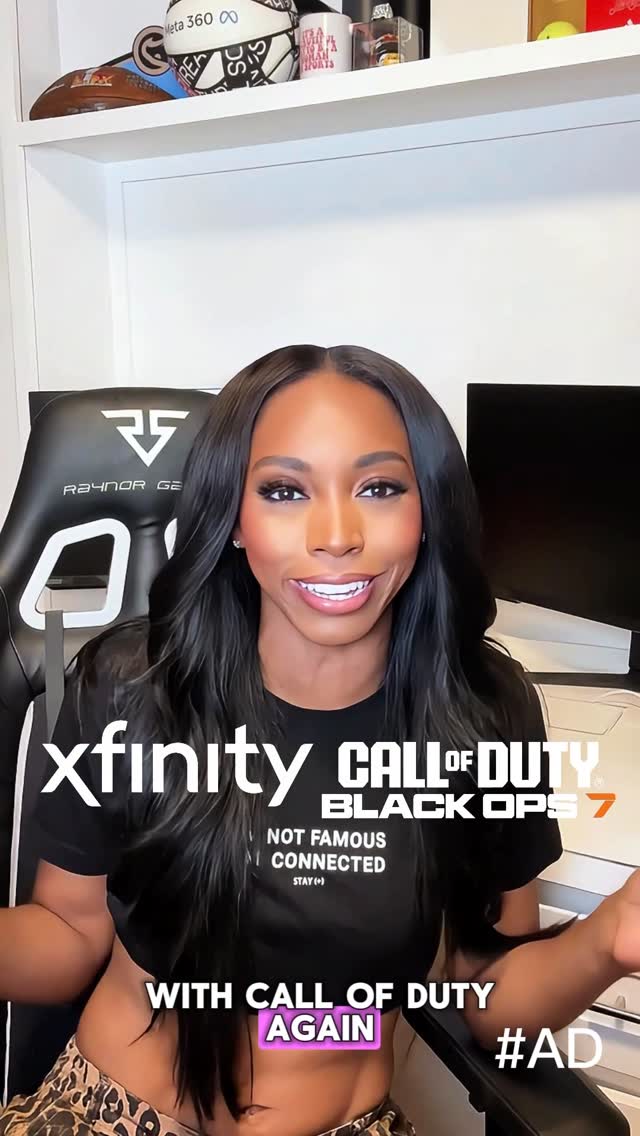 Instagram post by @msbasketball1 for Xfinity. Caption reads: Calling all @Xfinity customers! With....