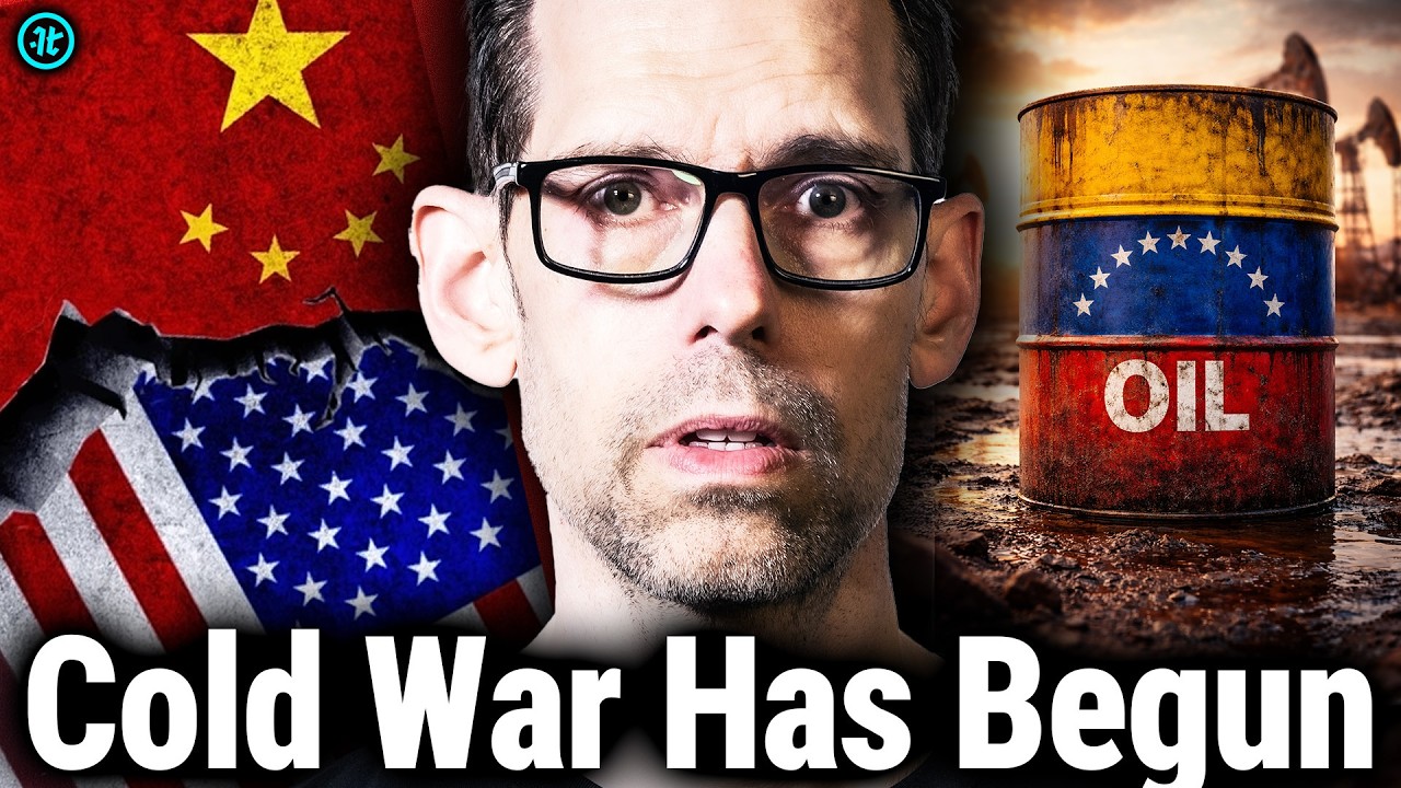 YouTube post by @TomBilyeu for Pique Life. Caption reads: The U.S. Didn’t Invade Venezuela for Oil — This Is....