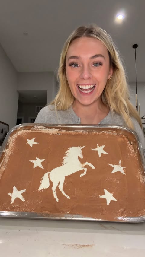 Instagram post by @serenaneel for Cricut. Caption reads: [...] #ad making tiramisu stencils with my @cricut.