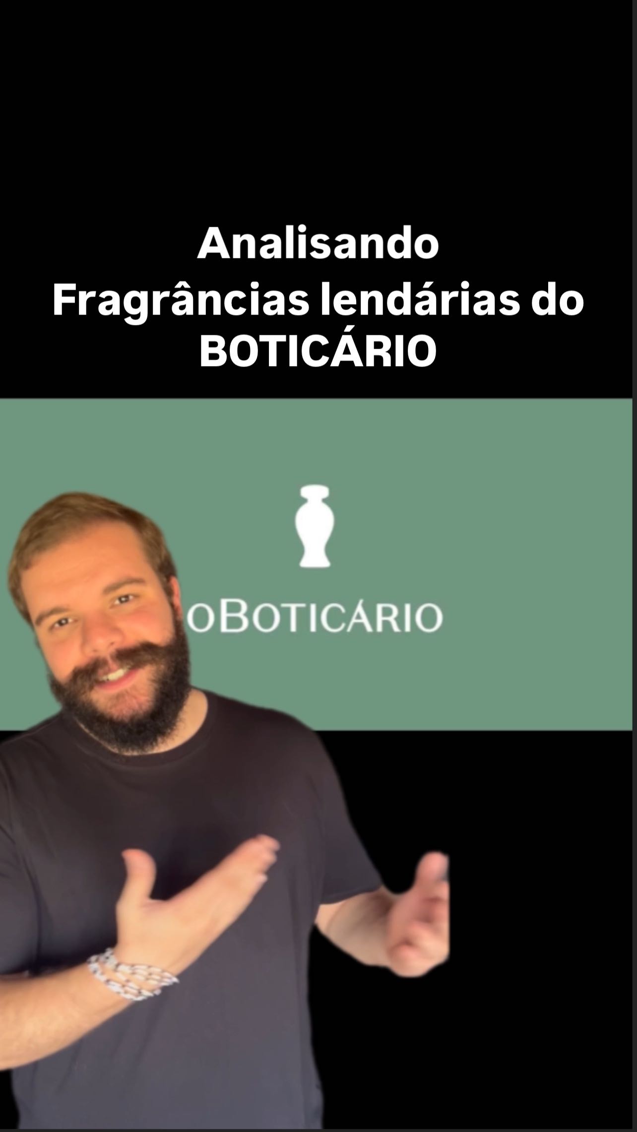 Instagram post by @pedropedrissimo for oboticario. Caption reads: Top fragrâncias LENDÁRIAS do @oboticario 🤩 essas....