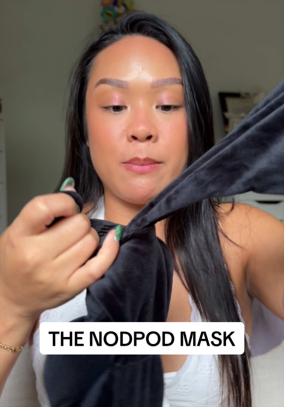 TikTok post by @cakedbybabyk for nodpod. Caption reads: i have been converted @Nodpod #nodpod #insomnia....