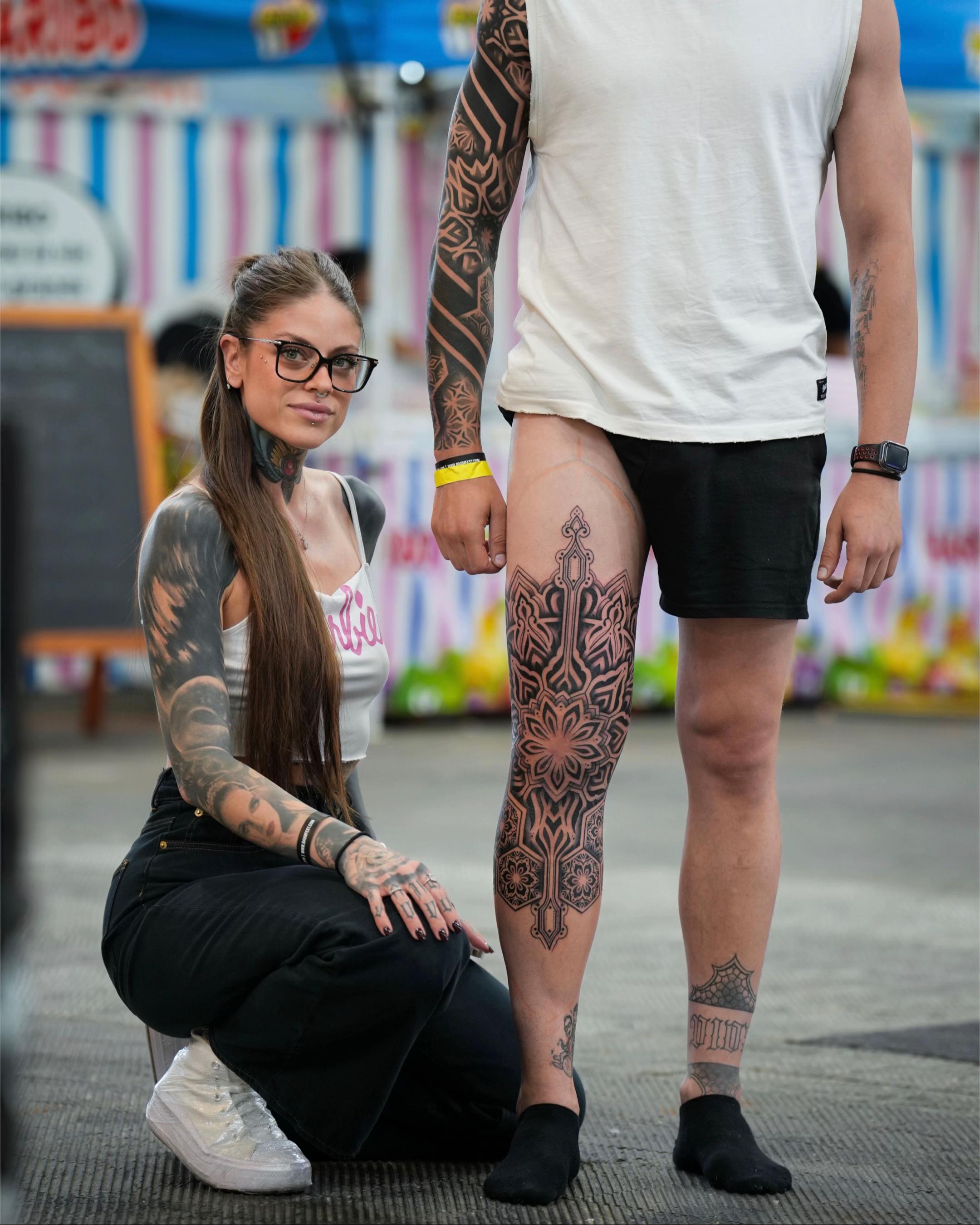TikTok post by @elisa.esposto for Pepax Official. Caption reads: [...] my best sponsors Tattoo Proton and Pepax....