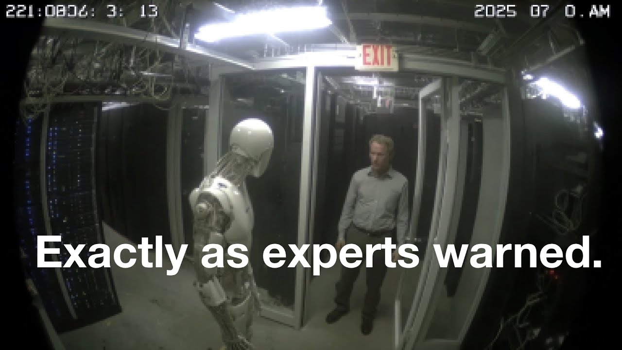 YouTube post by @DigitalEngine for Dropbox. Caption reads: AI's first kill and why top experts predict our....