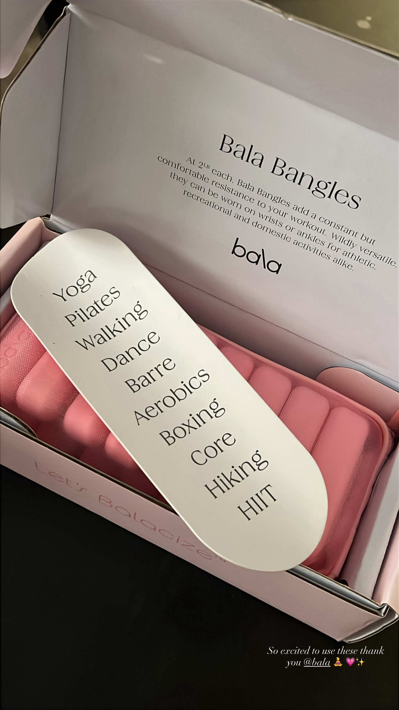 TikTok post by @toricreates222 for Bala. Caption reads: @BALA US thank you so much for these I can’t [...].