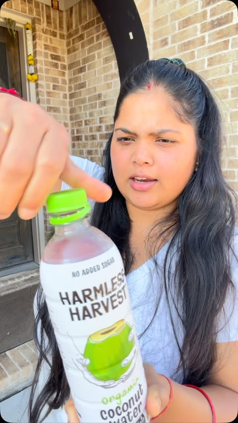 Instagram post by @ramitaintexas for Harmless Harvest. Caption reads: We love the harmless Harvest organic coconut water....