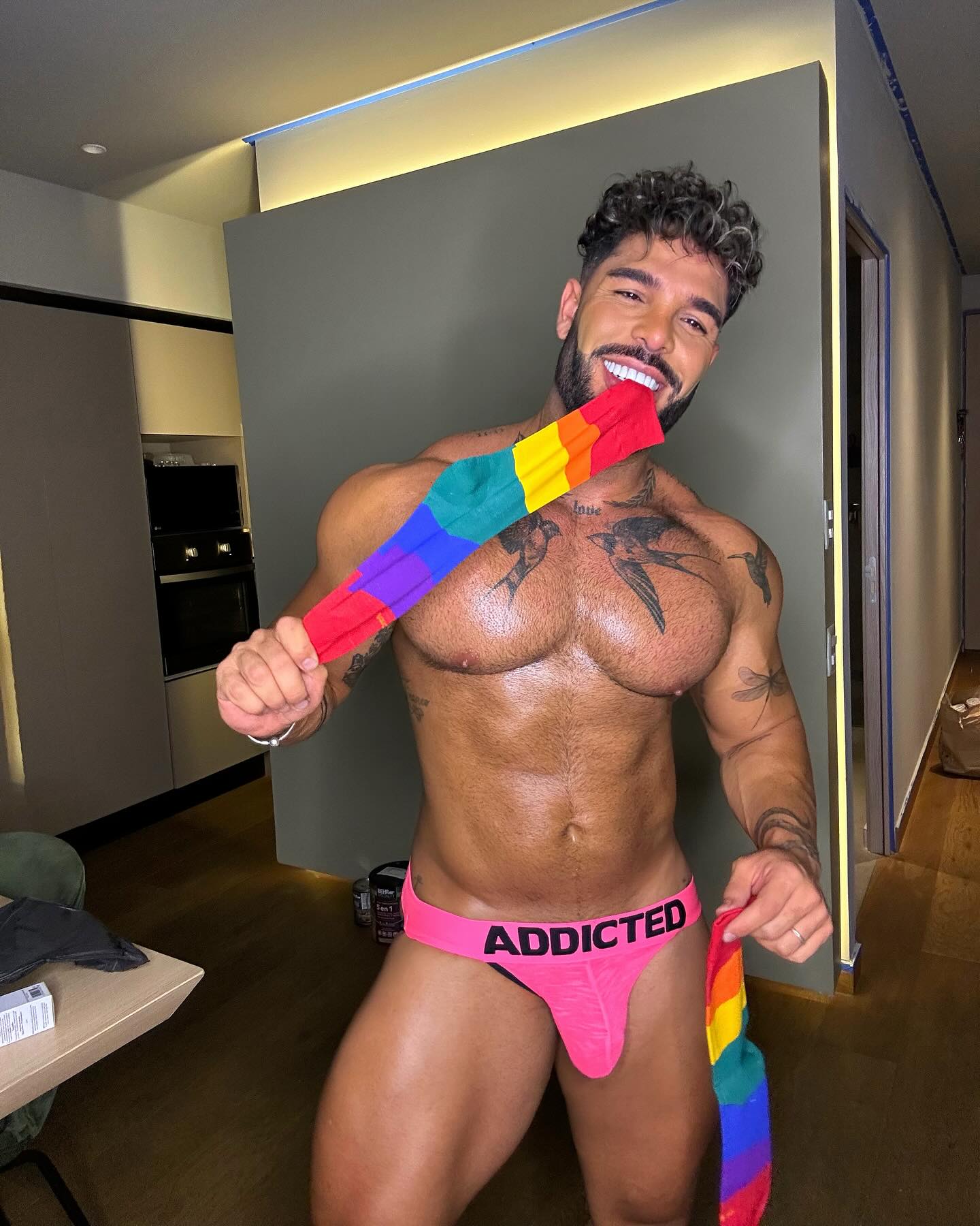 Instagram post by @jeanpaolodilorenzo for Next Gay Thing. Caption reads: My favorite box 🗃️ @nextgaything They never cease....