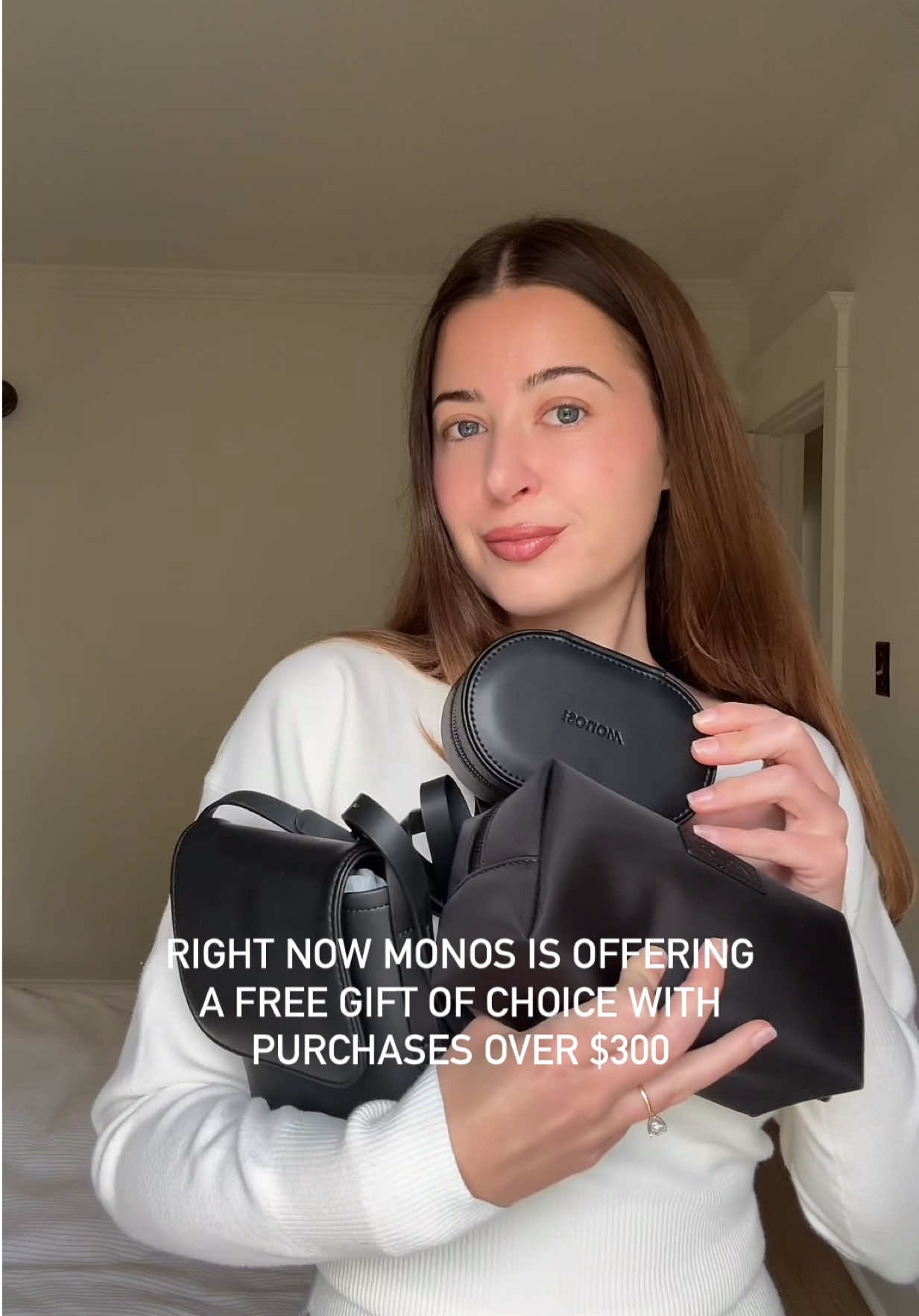 TikTok post by @alexajustinee for Monos. Caption reads: @Monos is a Mother’s Day gift she’ll [...].
