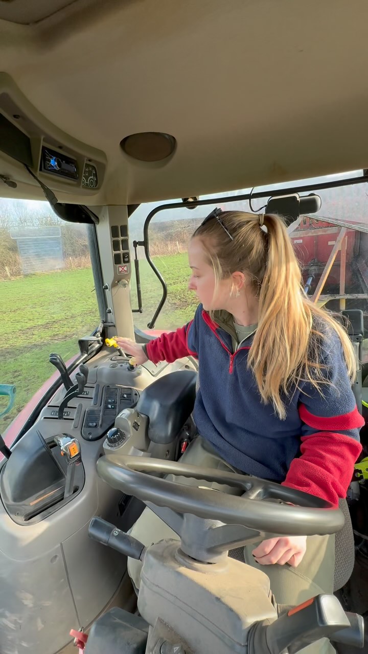 Instagram post by @alice.farms for Whale Of A Time Clothing. Caption reads: [...] how to use next?👀🚜 Wearing my....