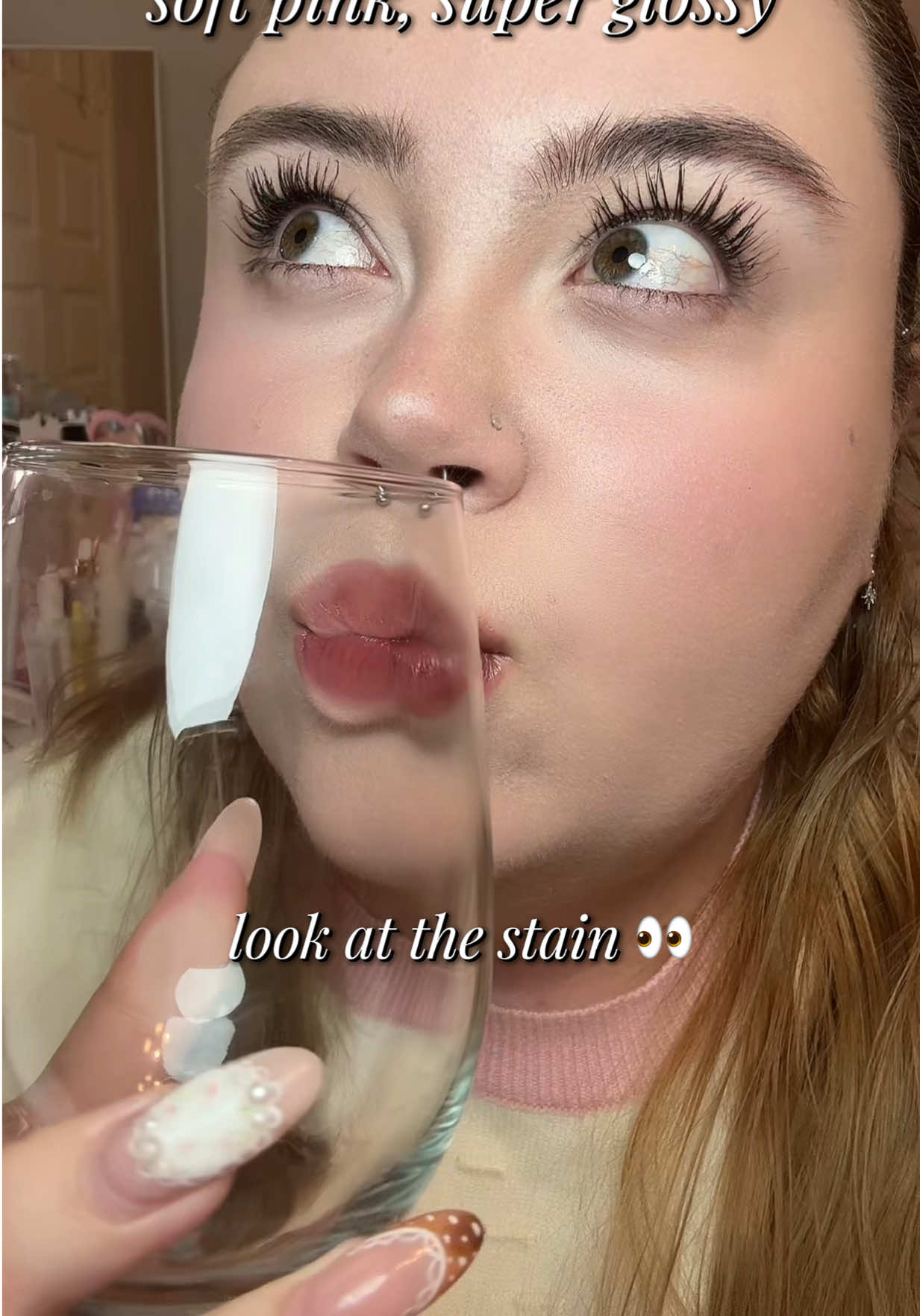 TikTok post by @addyghaynes for AMUSE Seoul. Caption reads: @AMUSE Seoul literally take all of my money....
