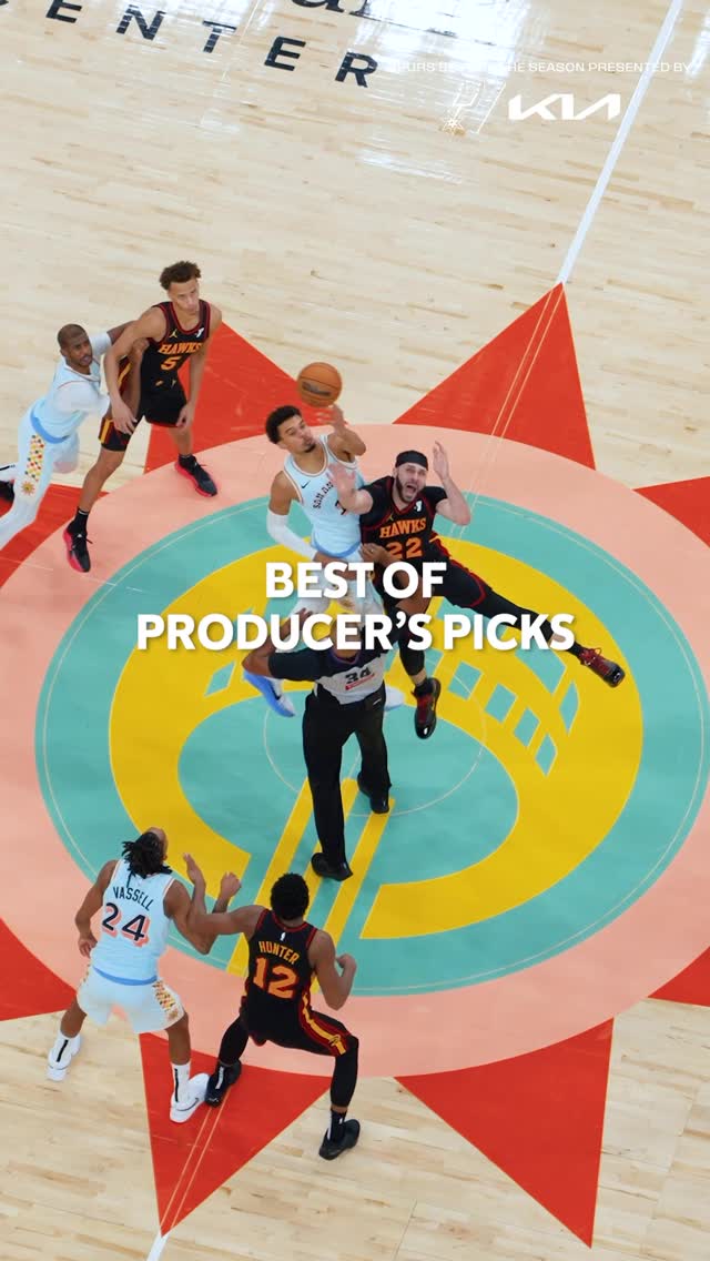 Instagram post by @spurs for Kia. Caption reads: Art in motion 🎥

Best of producer’s picks pres.....