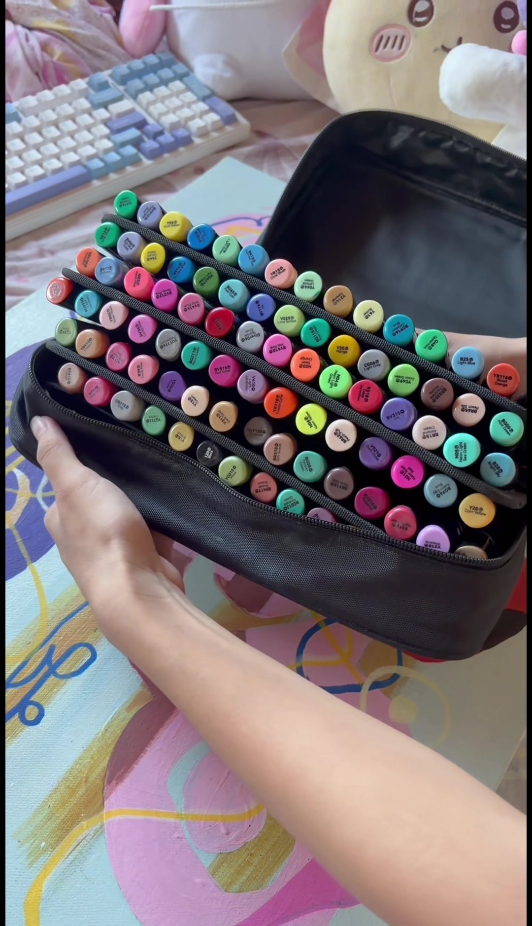 TikTok post by @puririkaaa for Ohuhu. Caption reads: use code "PURIRIKAAA" on all Ohuhu Websites for a....