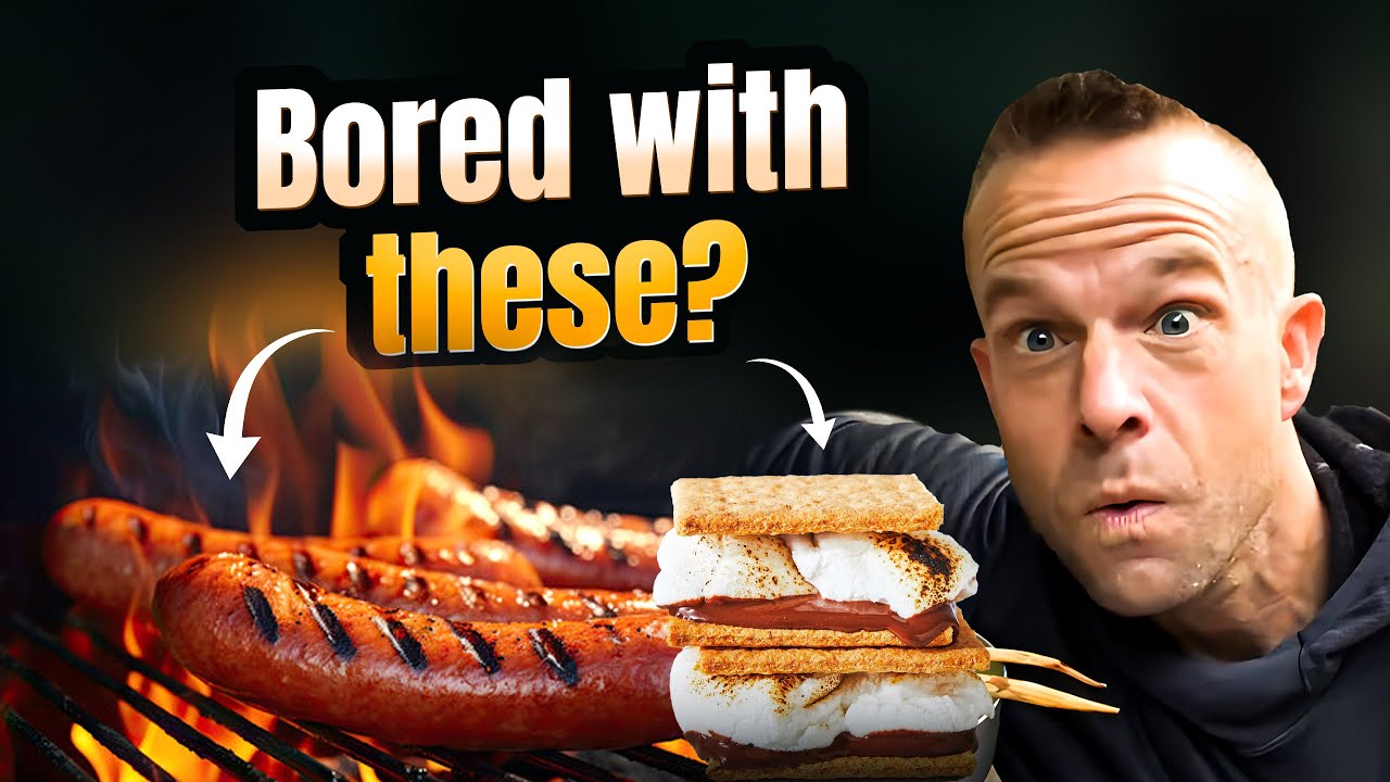 YouTube post by @ChefCorso for TEREN. Caption reads: Tired of Hotdogs and S'mores!?  I've got you....