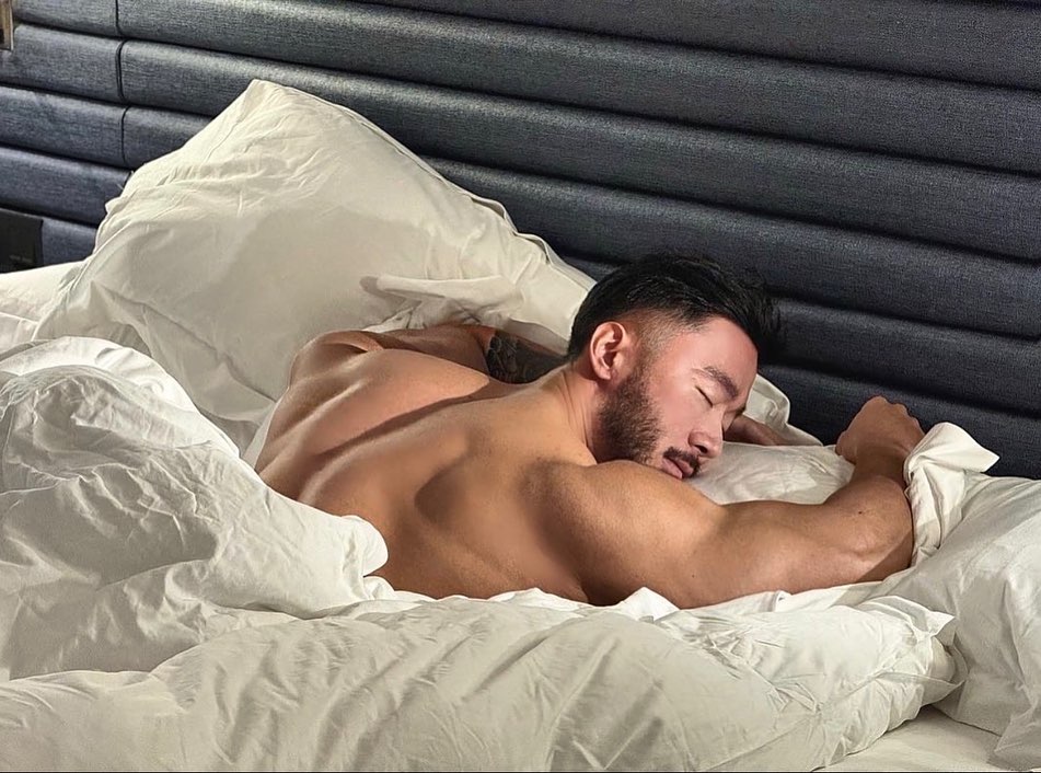 Instagram post by @guoyang510 for The Gay Passport. Caption reads: 💤💤💤

@thegaypassport 
@vocoorchardsg.