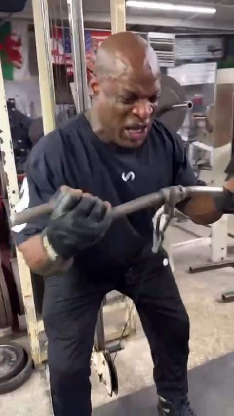 Instagram post by @ronniecoleman8 for TLF Apparel. Caption reads: [...] ain’t nothing but a peanut! #TLF #TLFapparel....