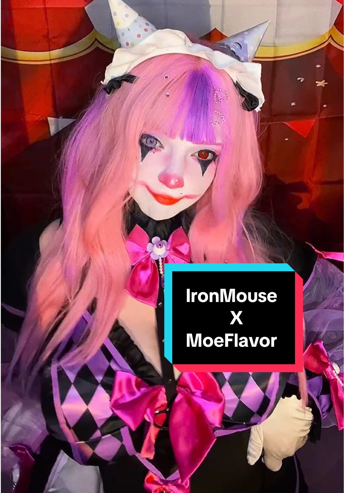 TikTok post by @bouncyclown for MoeFlavor. Caption reads: This was so cool! Thanks so much @MOEFLAVOR I got....