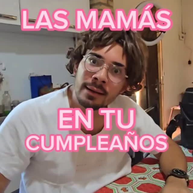 Instagram post by @arieldelgadilloo for Knorr. Caption reads: Mamás cuando es tu cumple y cuando no🤣☝️,....