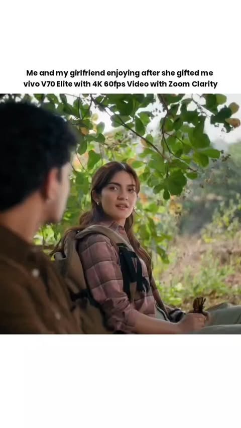 Instagram post by @trollersociety for Vivo. Caption reads: #Ad The vivo V70 Elite is officially my new....