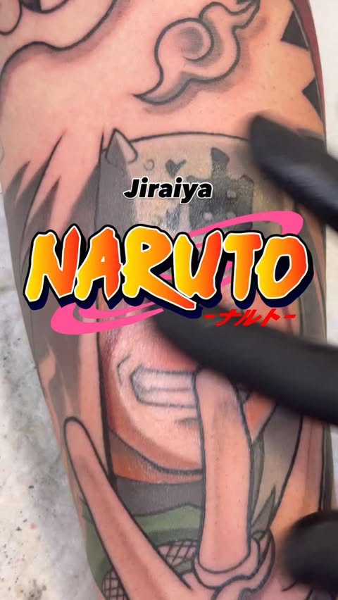 Instagram post by @aleksan_tattoo for Pepax Official. Caption reads: JIRAIYA•

Empezamos a llenar esta manga....