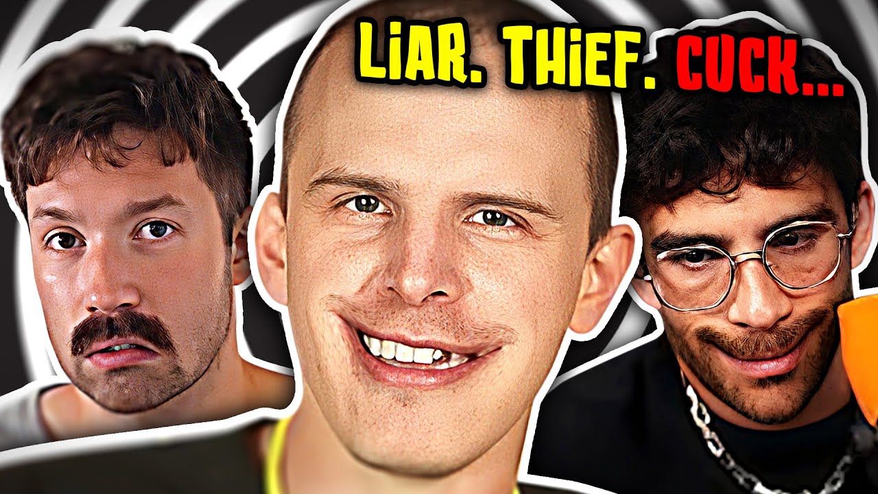 YouTube post by @WillyMacShow for Ekster. Caption reads: IDUBBBZ CAREER IS OVER - FT. HASAN & NOAH SAMSEN.
