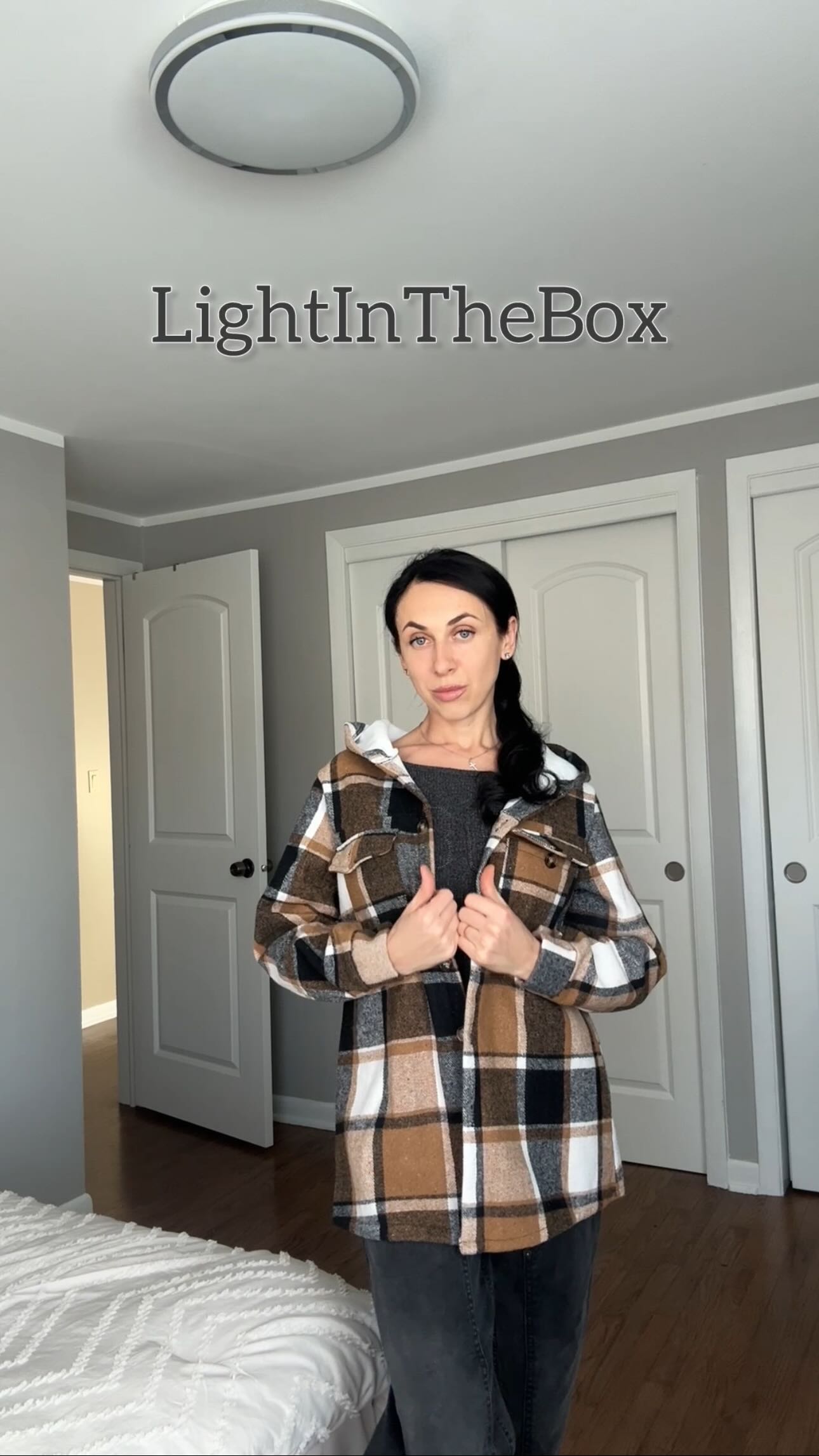 Instagram post by @vitaliya_ugc for LightInTheBox. Caption reads: The best looks from LightInTheBox🥰For girls who....