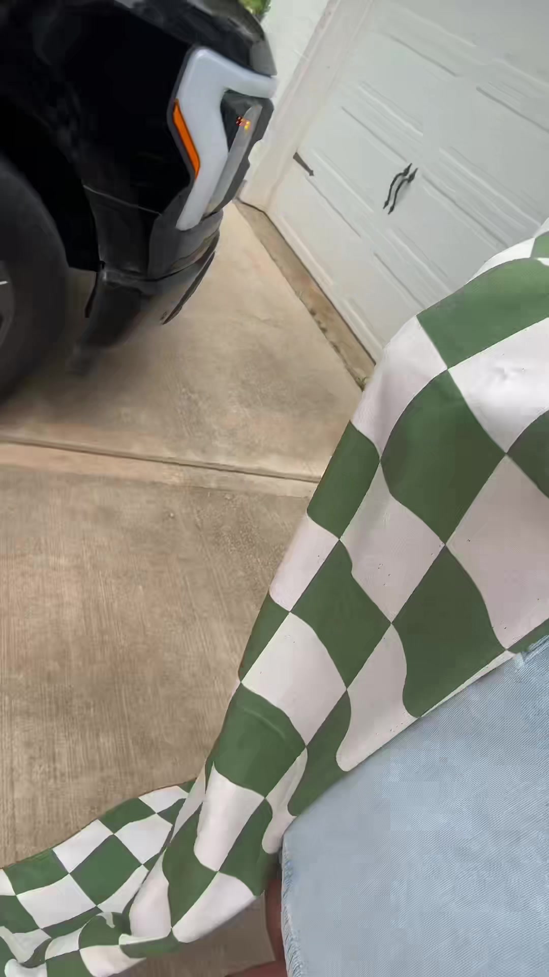 TikTok post by @the_michelle_edit for Sprints. Caption reads: This car seat cover from @Sprints Running is....