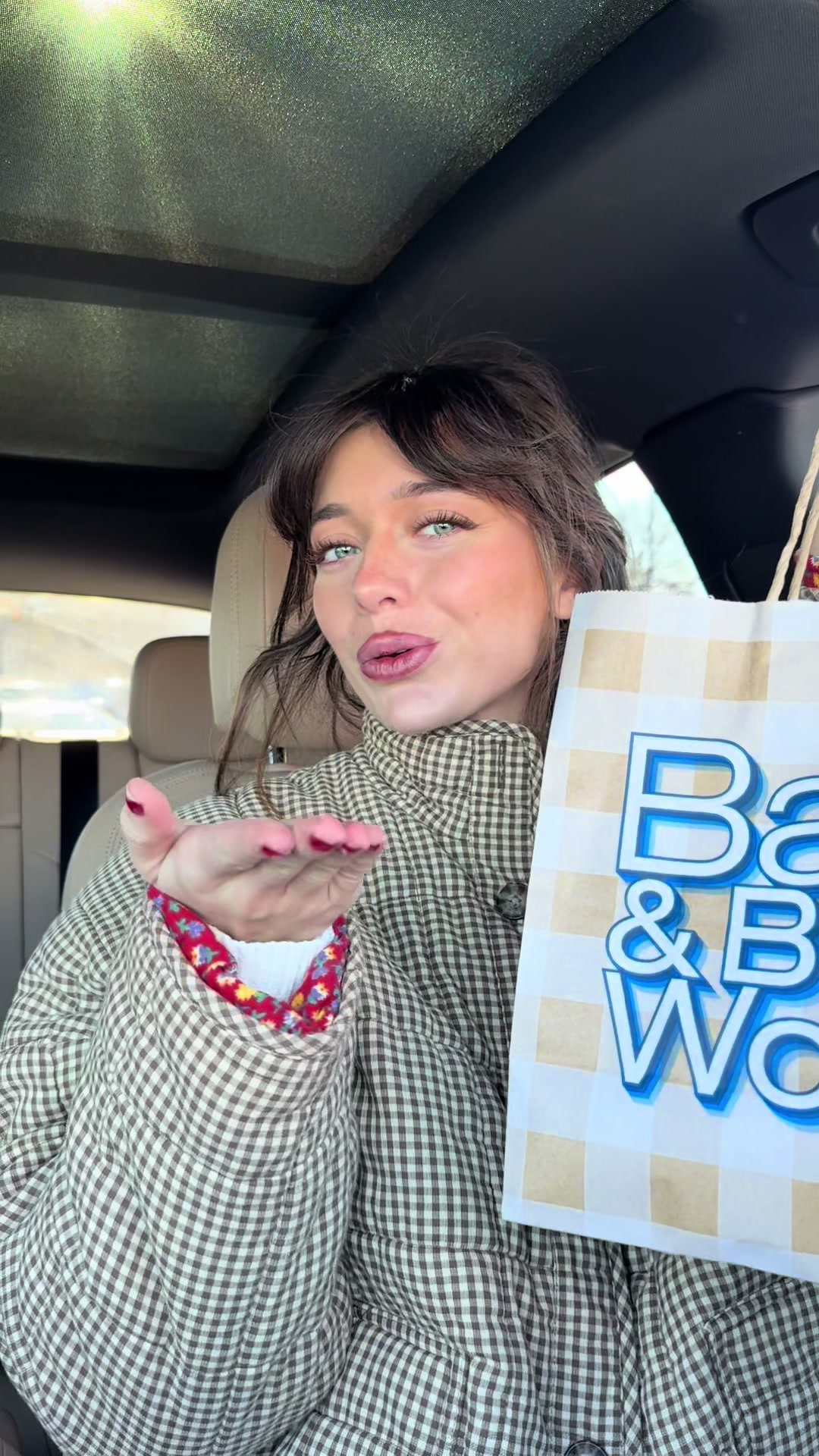 TikTok post by @tabithaswatosh for Bath & Body Works. Caption reads: [...] The best gift this holiday season! @Bath &....