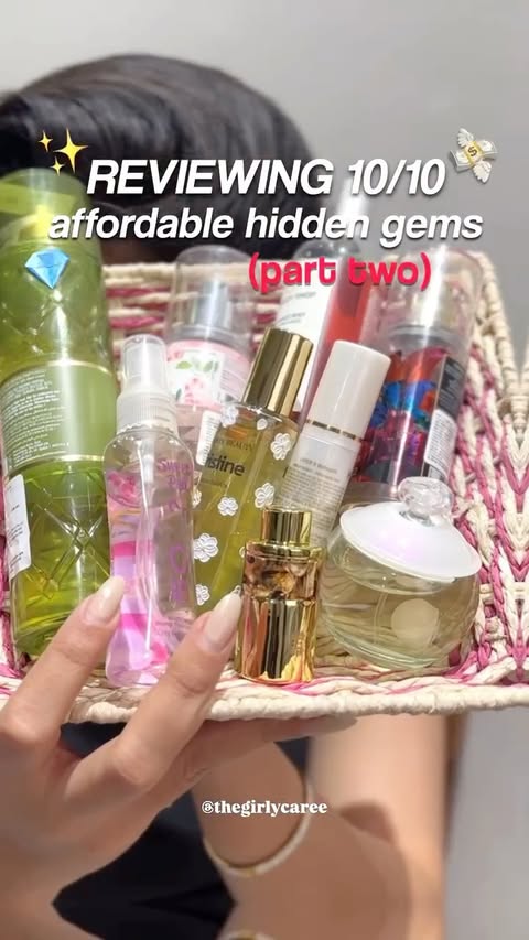 Instagram post by @thegirlycaree for Cacharel Parfums. Caption reads: save and comment for....