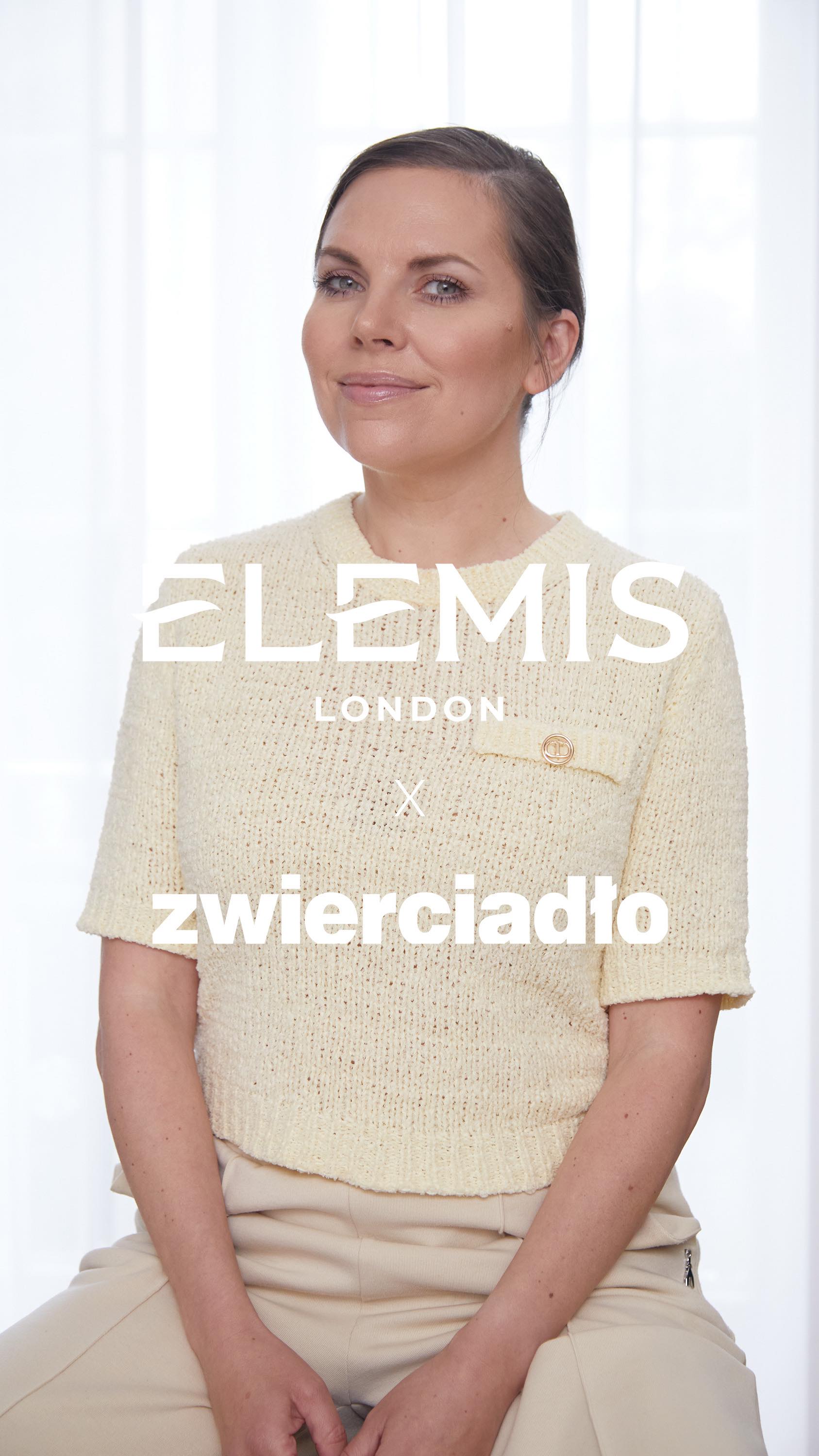 Instagram post by @aleksandraleksandrowna for DOUGLAS. Caption reads: [reklama] W związku z debiutem kosmetyków @elemis....