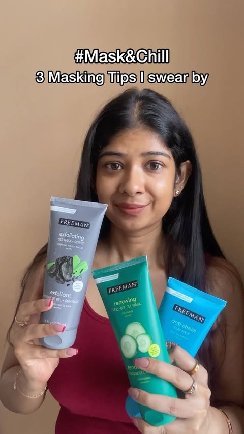 Instagram post by @rougeintheair for Freeman Beauty. Caption reads: 3 Masking tips that I completely swear by 🙌🙌....