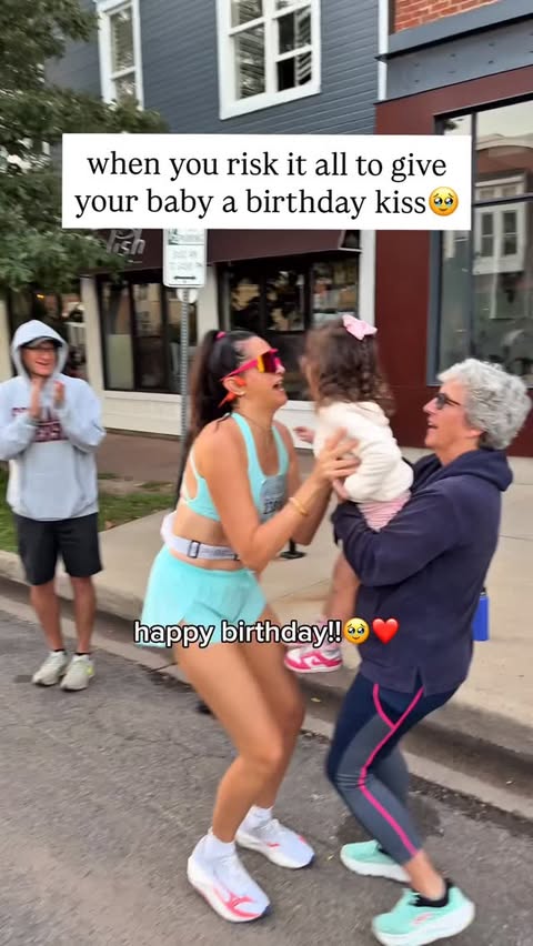 Instagram post by @trackclubbabe for Mizuno USA. Caption reads: RISKING IT ALL FOR A KISS😁😅😇

I had to give....