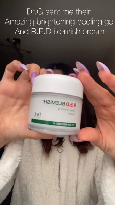 Instagram post by @marwa_h._ for Dr.G. Caption reads: ✨Unboxing pr from @dr.g_official_global  #pr....