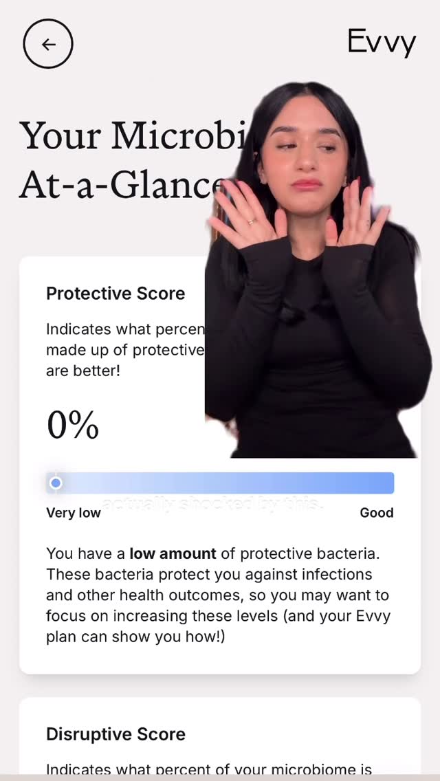 Instagram post by @alyssaljub for Evvy. Caption reads: We had a 😻 plot twist in my @Evvy test results!!....