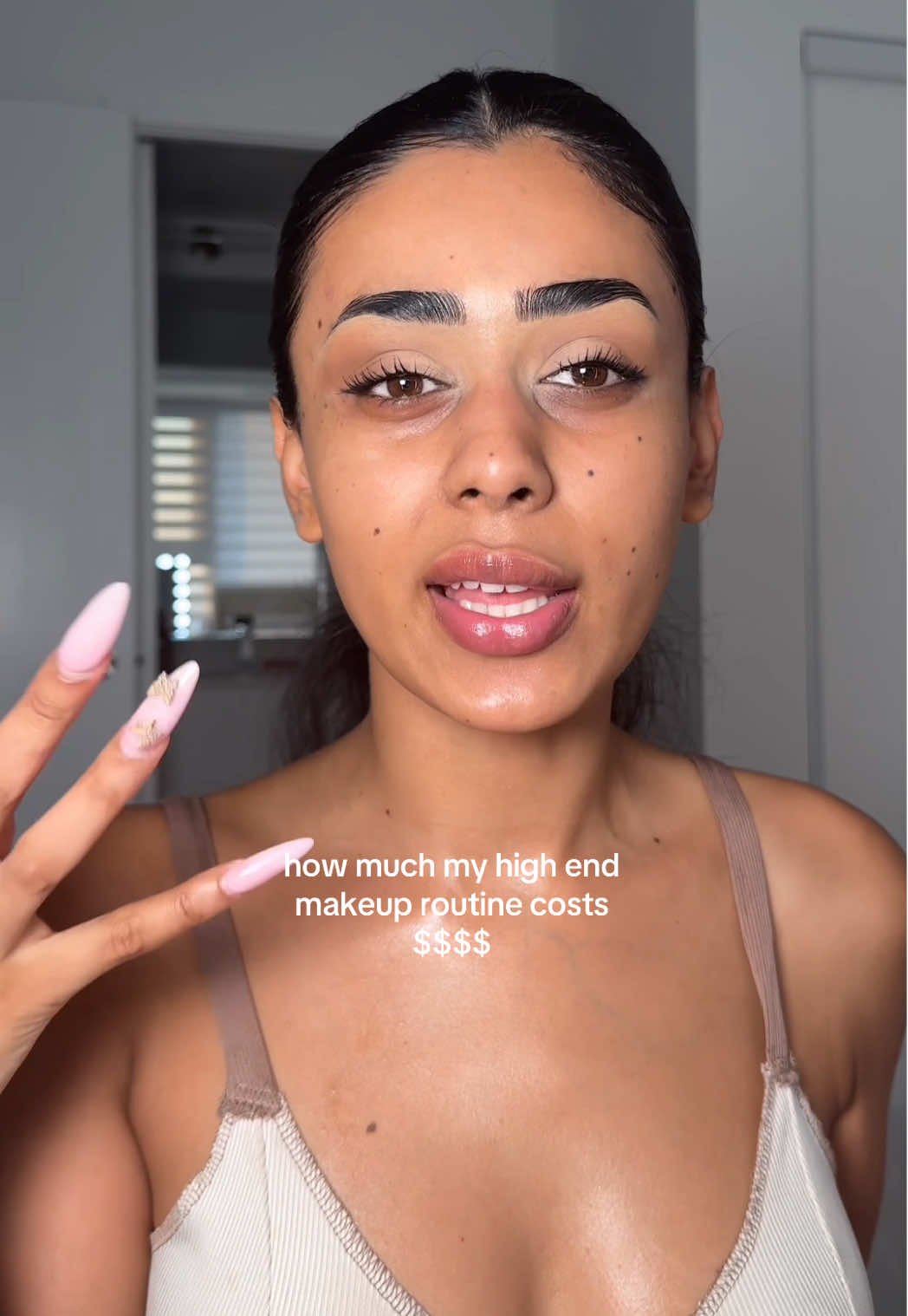 TikTok post by @diya.pandeyyy for Josie Maran. Caption reads: [...] 🫢 im shocked…  everything linked on LTK....