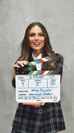 Instagram post by @ninasenicar for s.Oliver. Caption reads: Opet se druzimo! Čekam vas u @soliver radnjama i....