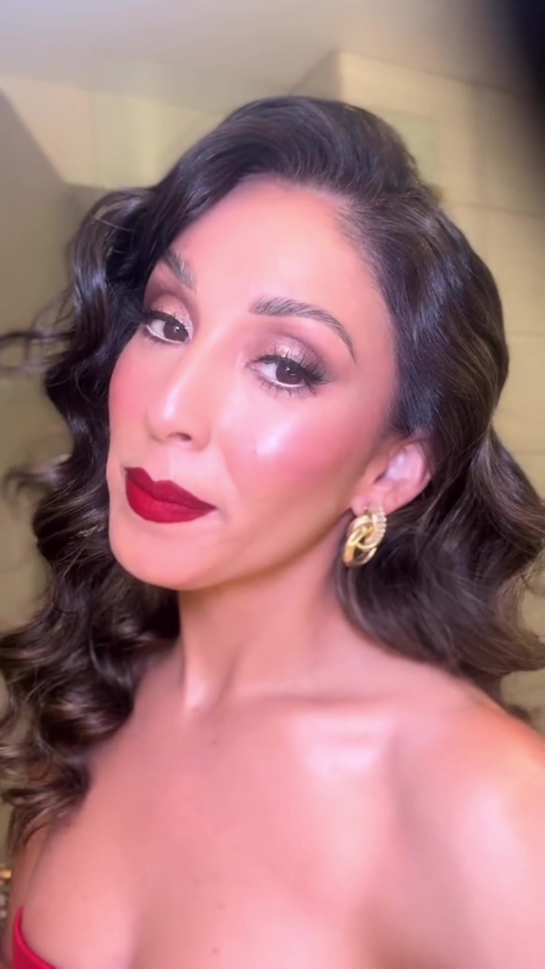 TikTok post by @sujeystyle for EXO Cosmetics. Caption reads: I want to show her off @EXO Cosmetics the way this....