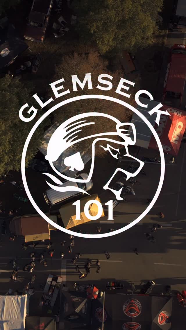Instagram post by @glemseck101 for Royal Enfield. Caption reads: Drag racing @Glemseck101 was wild! A huge thanks....