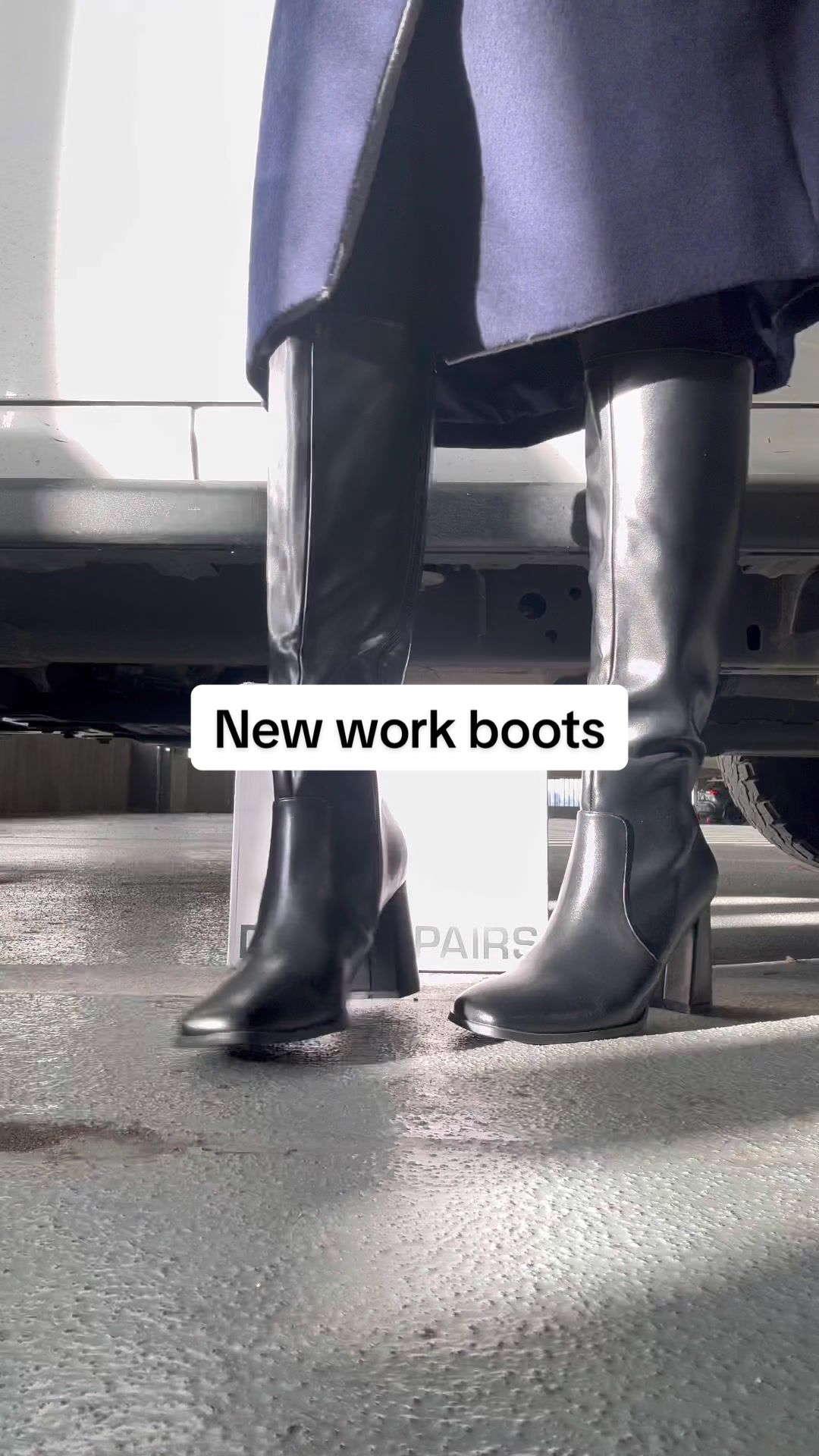 TikTok post by @tanisha_etc for Dream Pairs. Caption reads: Flight attendants do not gatekeep ❌  I just....