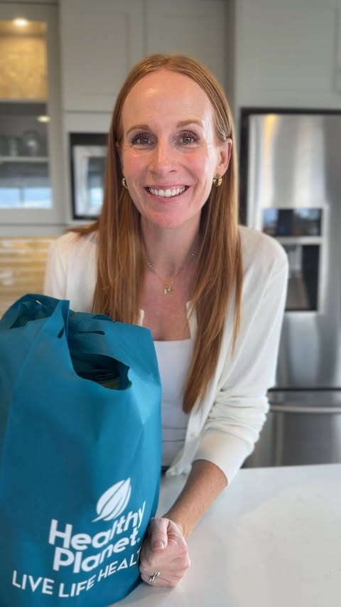 Instagram post by @the.food.doula for Healthy Planet. Caption reads: Did you guess my top postpartum recipe staples?....