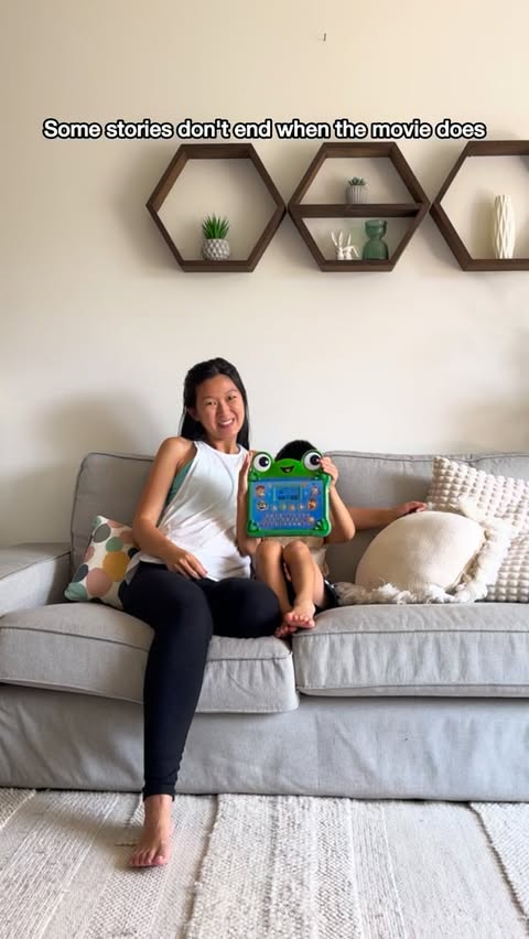 Instagram post by @vtechtoyscanada for LeapFrog USA. Caption reads: Adding a little Toy Story magic added to our....
