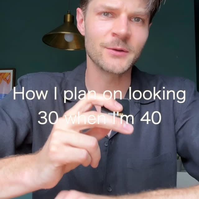 Instagram post by @jimchapman for ARTAH. Caption reads: It takes more than fancy skincare to age....
