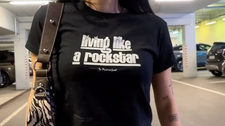 Instagram post by @nadjafarah for In Print We Trust. Caption reads: @inprintwetrust.co 🎸paid partnership* . . [...].