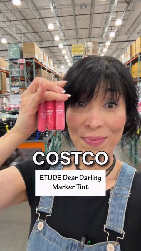 Instagram post by @costcotv for ETUDE. Caption reads: [...] I can’t believe Costco is carrying the Etude....