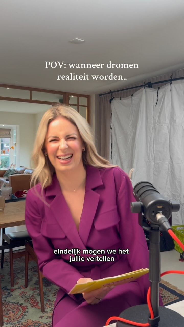 Instagram post by @liekebiemans for Kruidvat. Caption reads: AD | Eindelijk mogen we het delen!! We krijgen....