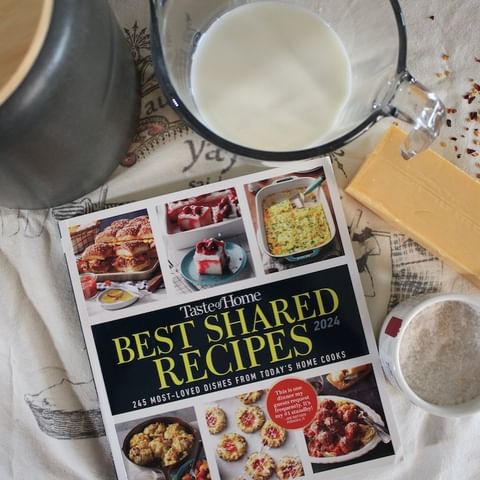 Instagram post by @cook_at_home_dad for Taste of Home. Caption reads: [...] know that I am a community cook for....