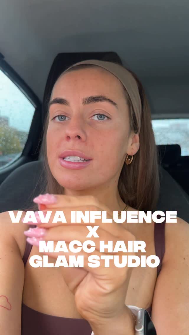 Instagram post by @laurynrooney for Denman Brush. Caption reads: @thevavas @denmanbrush @macc.hair_belfast....