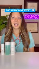 Instagram post by @doctorjesss for Proactiv. Caption reads: Giveaway!

It’s officially Back to School season....