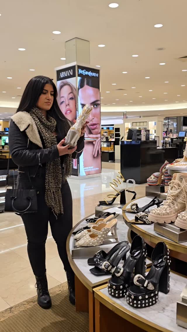 Instagram post by @mari_sabe for AZALEA WANG. Caption reads: I AM IN LOVE... with @azaleawangofficial shoes....