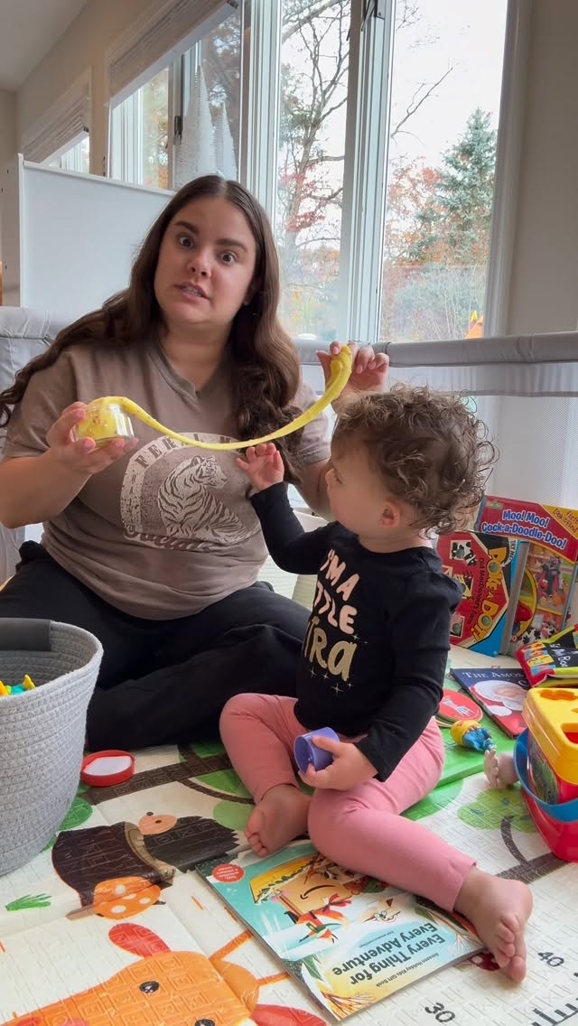 Instagram post by @haley.nicole.amos for Hasbro. Caption reads: Charlotte has officially entered her Amazon....