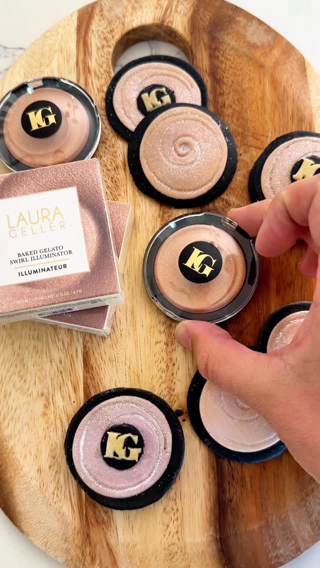 Instagram post by @dannylovespasta for – Laura Geller. Caption reads: With the help of some edible glitter, I had the....